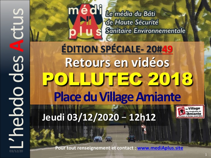 #49 – ÉDITION SPÉCIALE: RETOURS EN VIDÉO SUR POLLUTEC 2018.