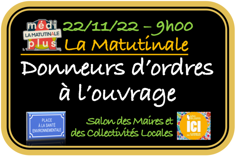 #SMCL#22/11/22: DONNEURS D’ORDRE À L’OUVRAGE