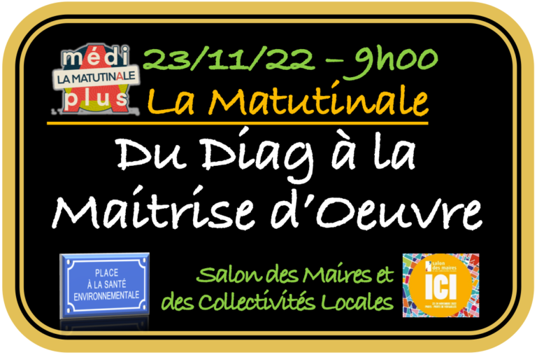 #SMCL#22/11/23: Du diag à la maitrise d’oeuvre